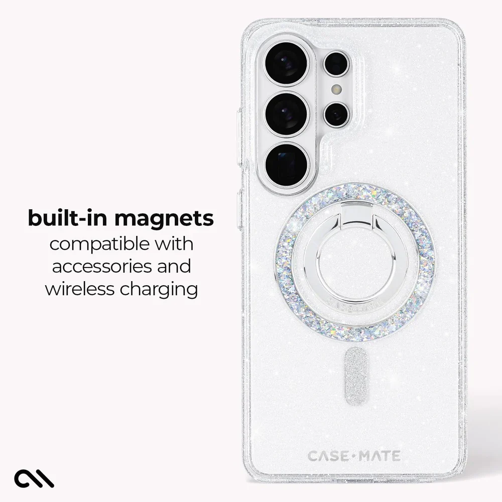 Case-Mate Sheer Twinkle Magnet Case Samsung S26 Ultra - Clear - Image 5