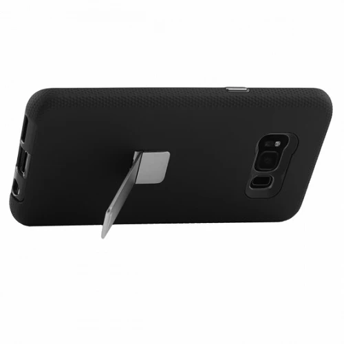 Case-Mate Tough Stand Case for Samsung Galaxy S8 Plus - Black / Silver - Image 2