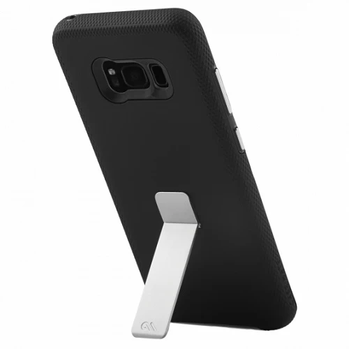 Case-Mate Tough Stand Case for Samsung Galaxy S8 Plus - Black / Silver - Image 5
