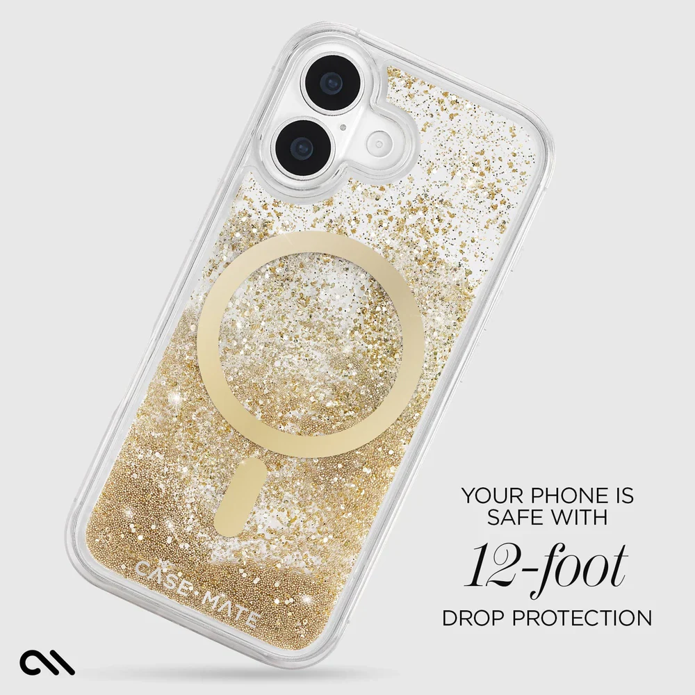 Case-Mate Waterfall MagSafe Case For iPhone 17 Standard - Gold - Image 5
