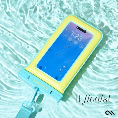 Case Mate Waterproof Floating Pouch for Phones up to 6.9" - Citrus Splash - Image 3