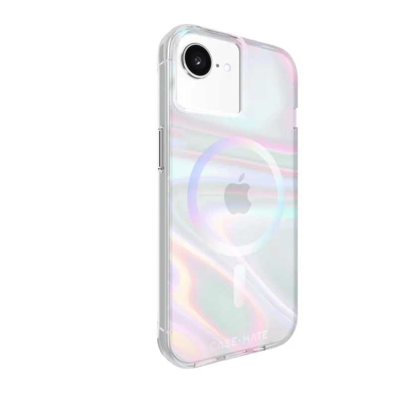 Case-Mate Soap Bubble MagSafe Case For iPhone 17e / 16e / 15 / 14 / 13 Standard 6.1 - Iridescent - Image 3