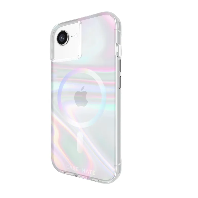 Case-Mate Soap Bubble MagSafe Case For iPhone 17e / 16e / 15 / 14 / 13 Standard 6.1 - Iridescent - Image 4