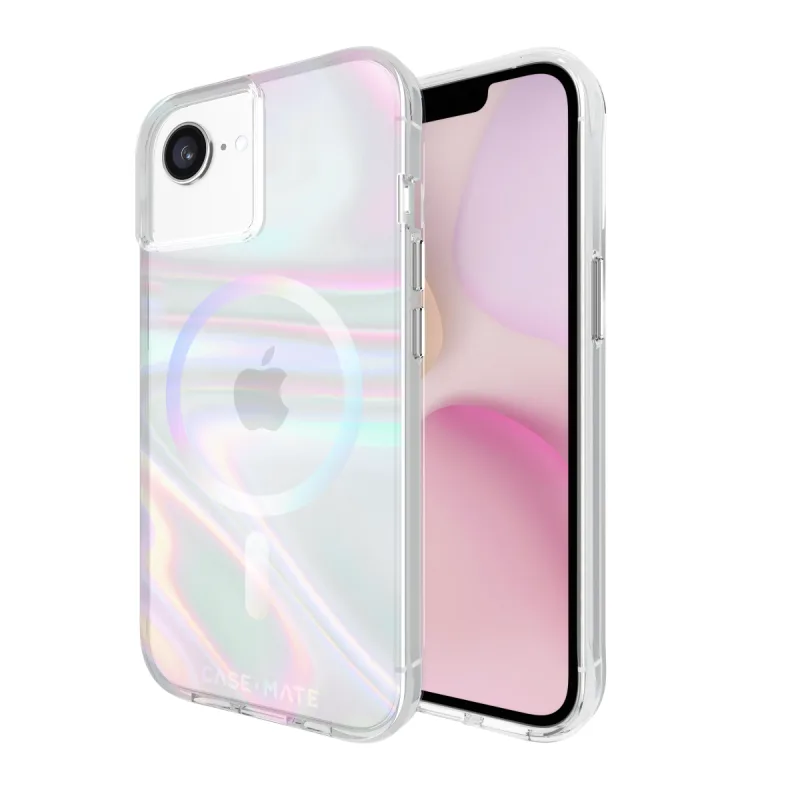 Case-Mate Soap Bubble MagSafe Case For iPhone 17e / 16e / 15 / 14 / 13 Standard 6.1 - Iridescent - Image 8