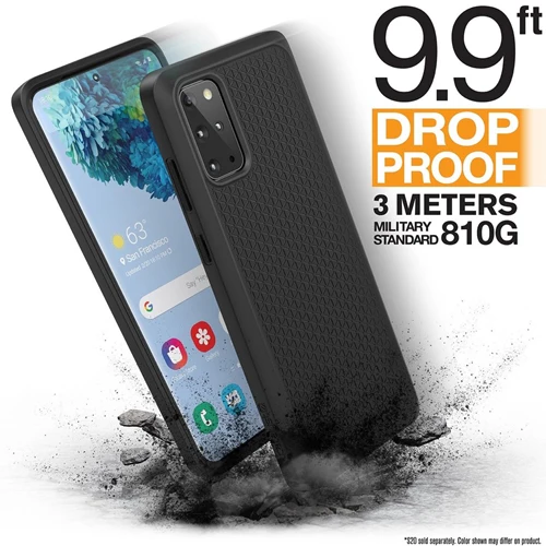 Catalyst Impact Protection & Tough Case for Samsung Galaxy S20+ Black - Image 2