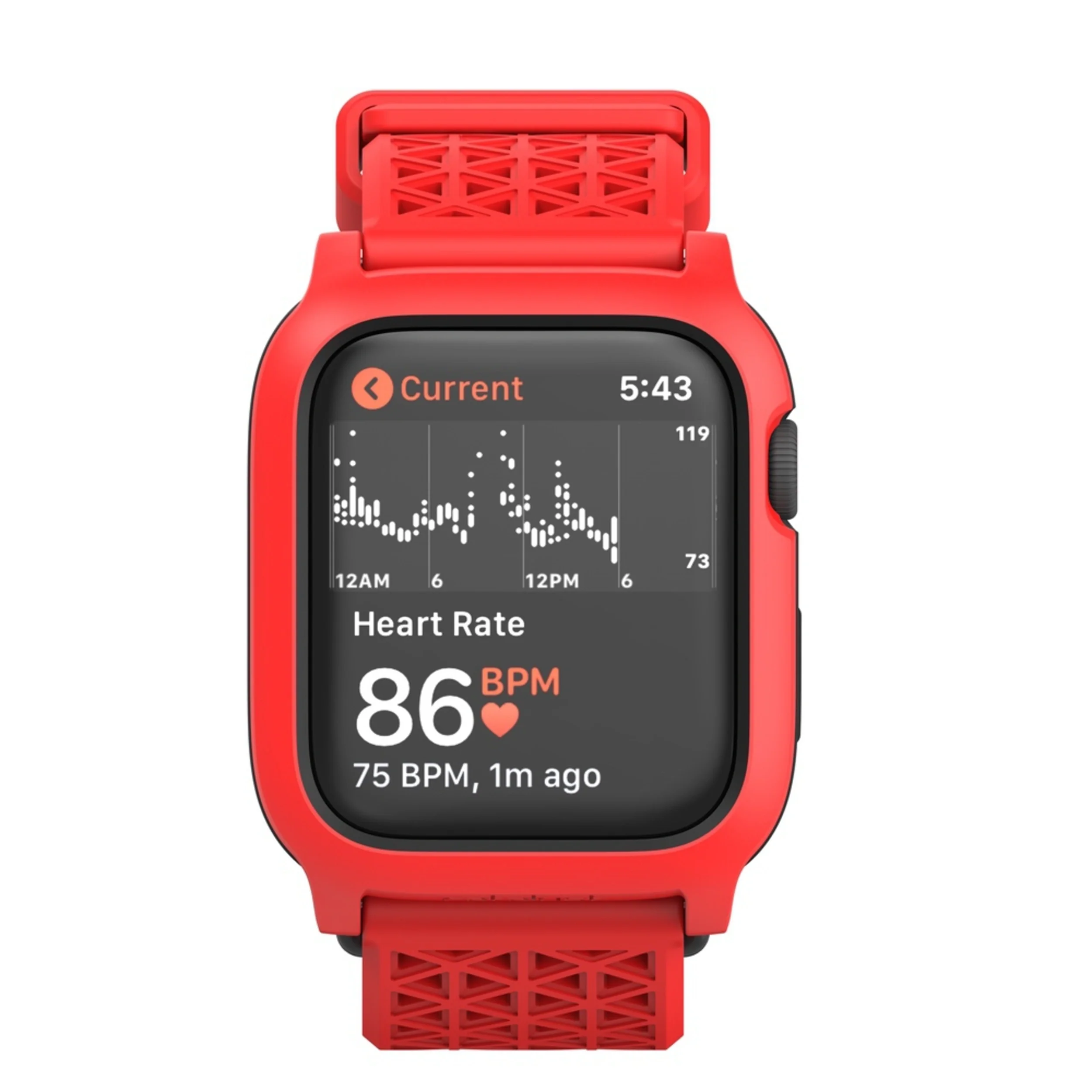 Catalyst Impact Protection Case for 44 mm Apple Watch Series SE/6/5/4 - V2 Red - Image 3