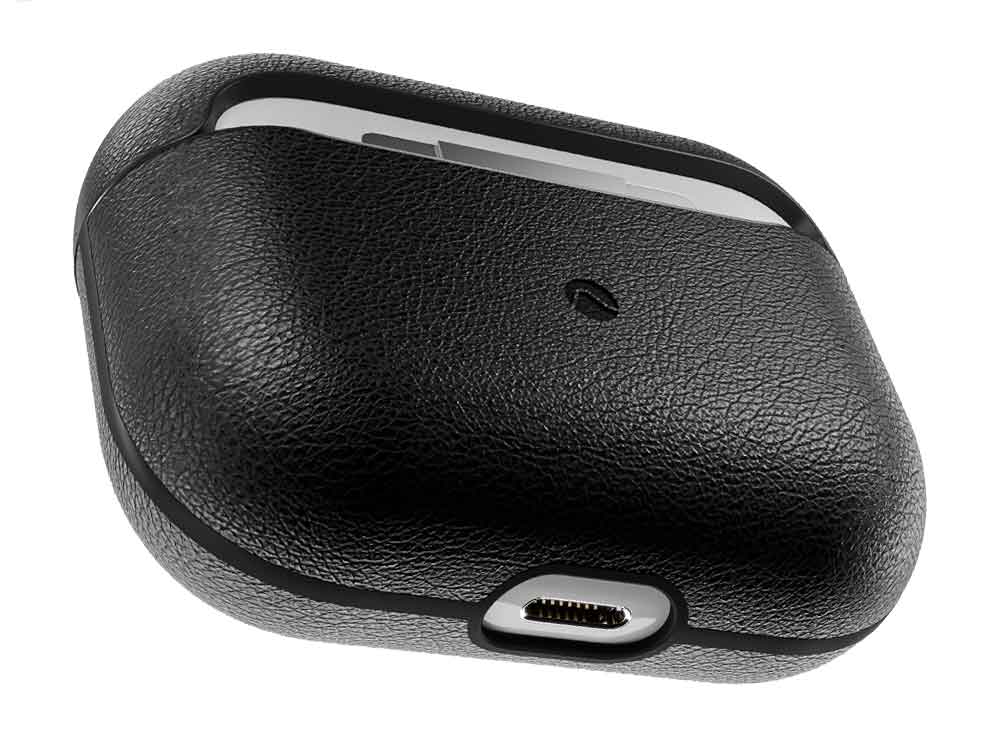 Caudabe Leather Case Crescendo for Airpod Pro - Navy - Image 3