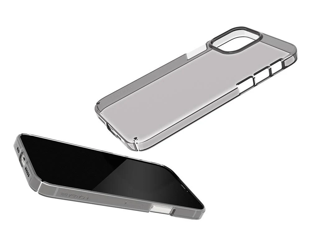 Caudabe Lucid Clear Minimalist Case For iPhone iPhone 12 / 12 Pro - GRAPHITE - Image 6