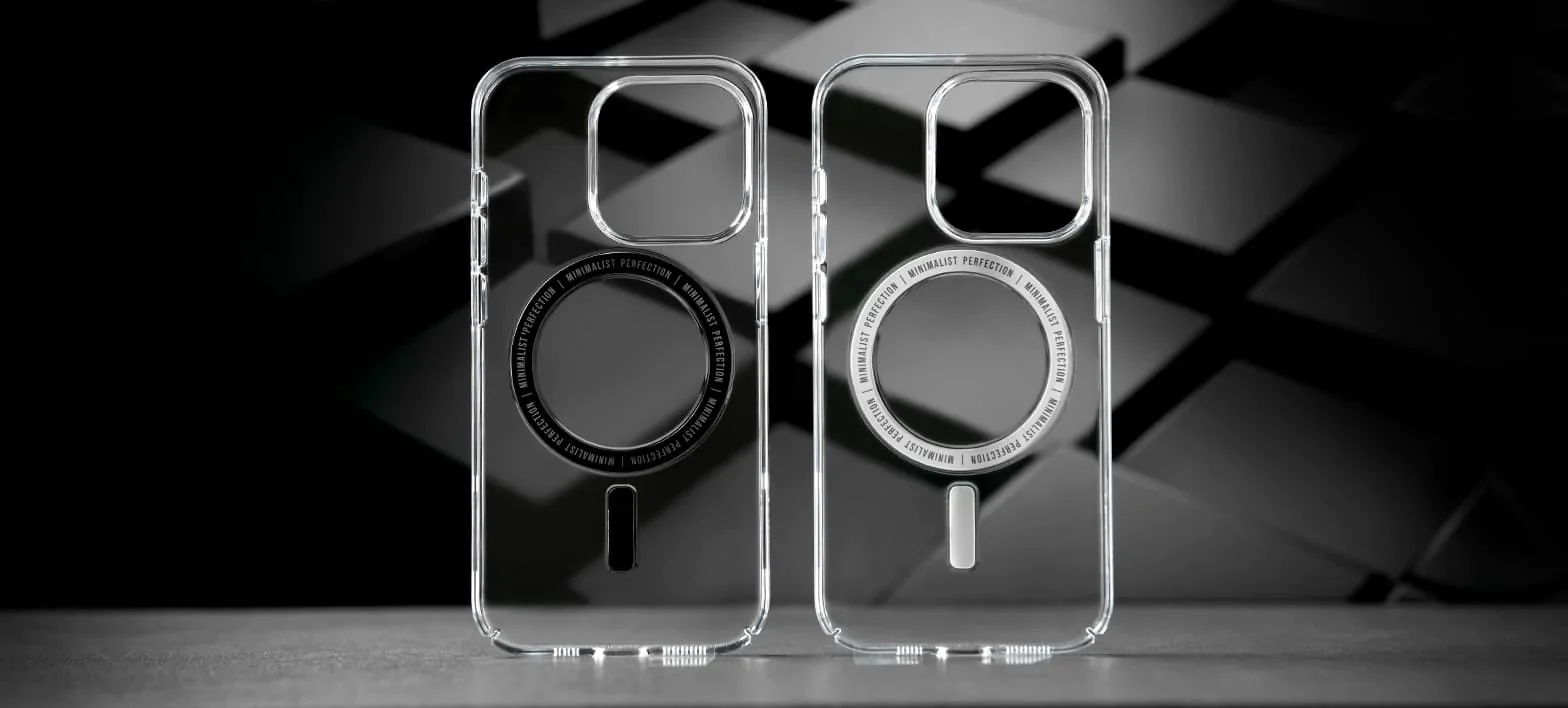 Caudabe Lucid Ultra Slim & MagSafe Case iPhone 14 Pro 6.1 Crystal / White - Image 3