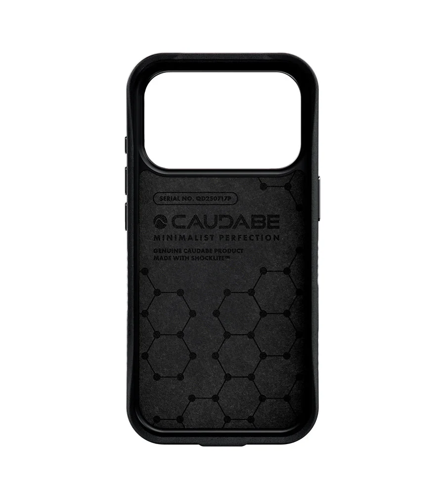 Caudabe Paragon OPEN Case MagSafe iPhone 17 Pro Max 6.9 - Midnight Black - Image 3