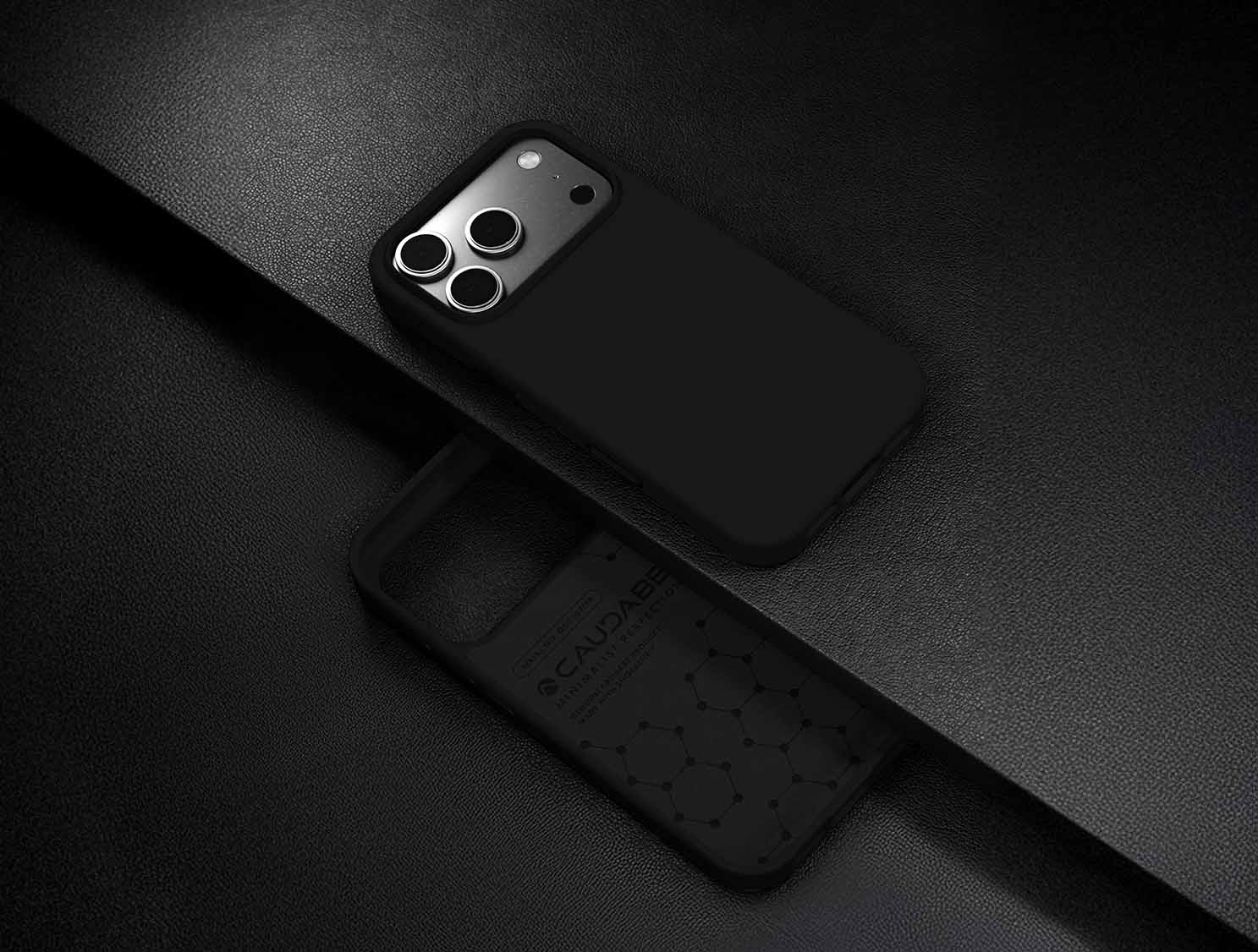 Caudabe Paragon OPEN Case MagSafe iPhone 17 Pro Max 6.9 - Midnight Black - Image 4