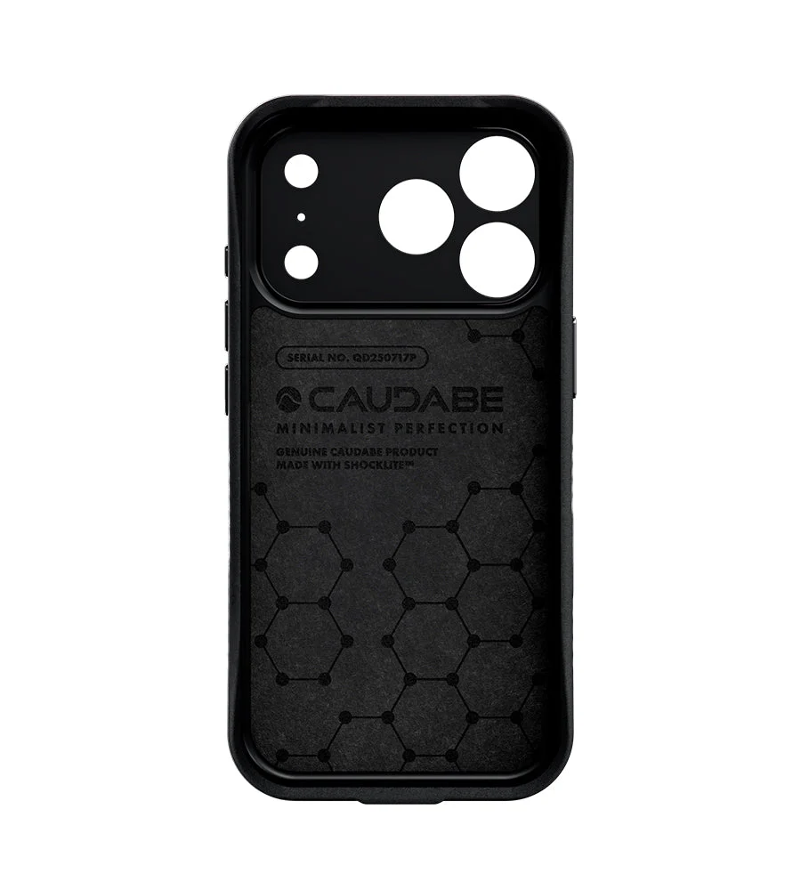 Caudabe Paragon PRECISE Case MagSafe iPhone 17 Pro 6.3 - Midnight Black - Image 3