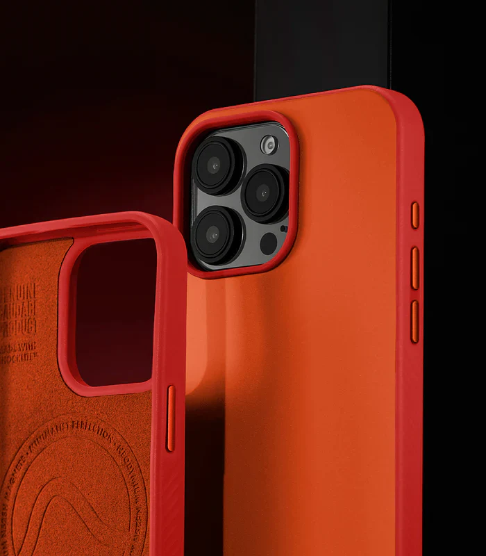 Caudabe Paragon Slim ShockLite Case & MagSafe iPhone 16 Pro 6.3 - Ember - Image 2
