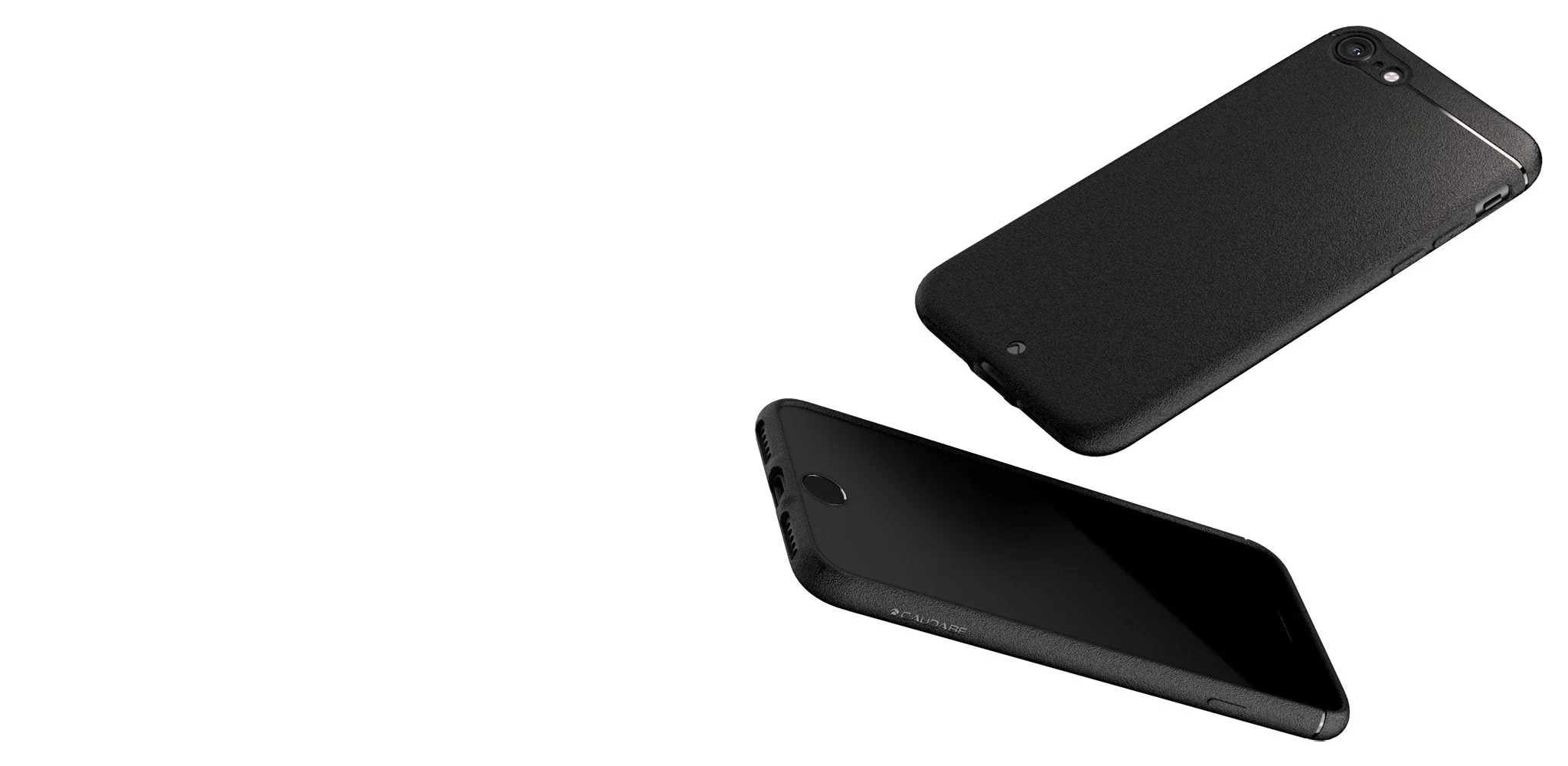 Caudabe Sheath Minimalist Case For iPhone SE 2020 2nd & 3rd Gen - Black - Image 4