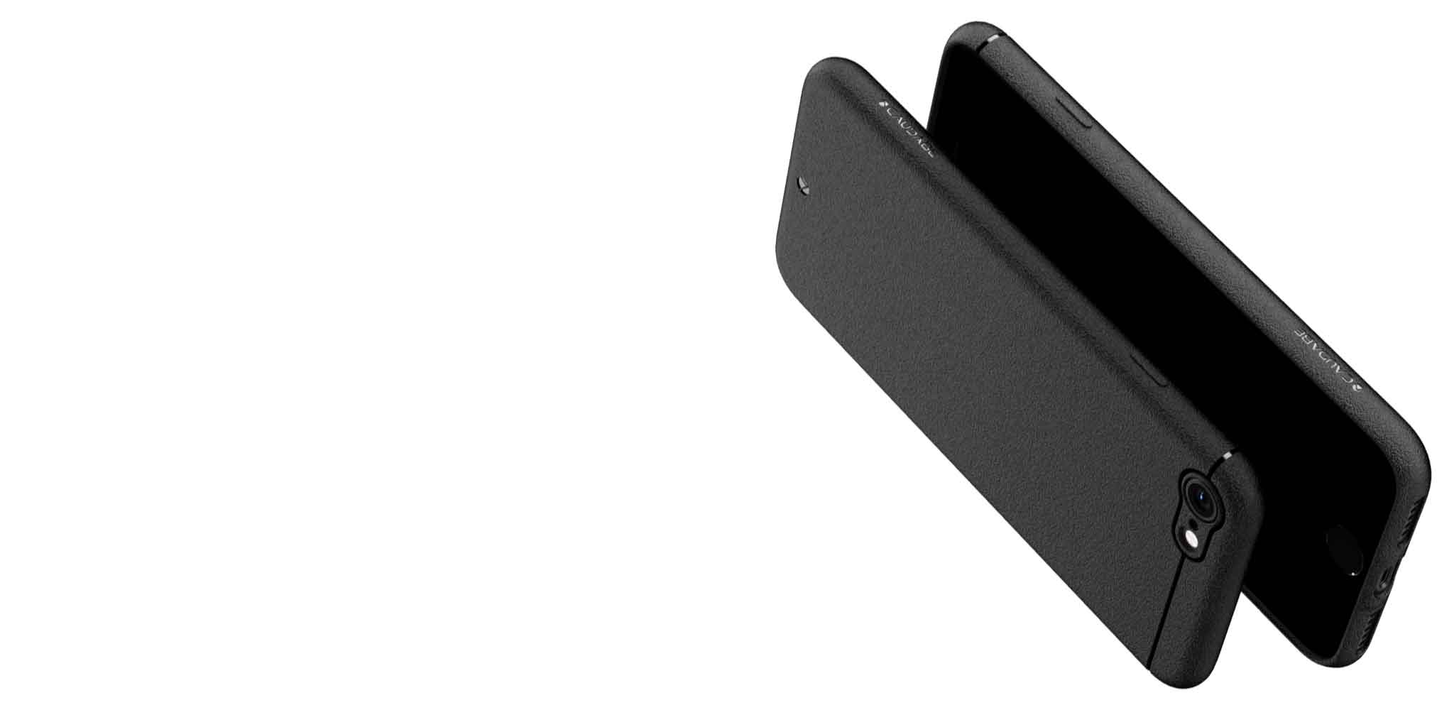 Caudabe Sheath Minimalist Case For iPhone SE 2020 2nd & 3rd Gen - Black - Image 5