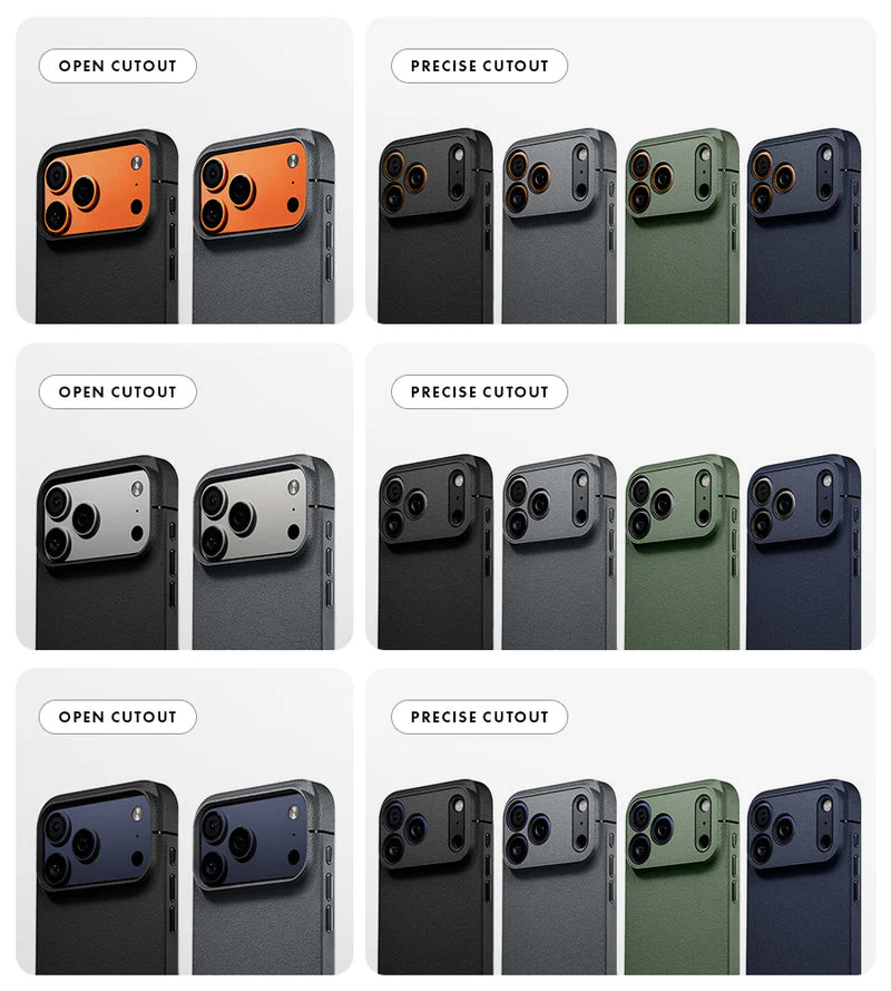 Caudabe Sheath (OPEN) Case MagSafe iPhone 17 Pro 6.3 - Gray - Image 4