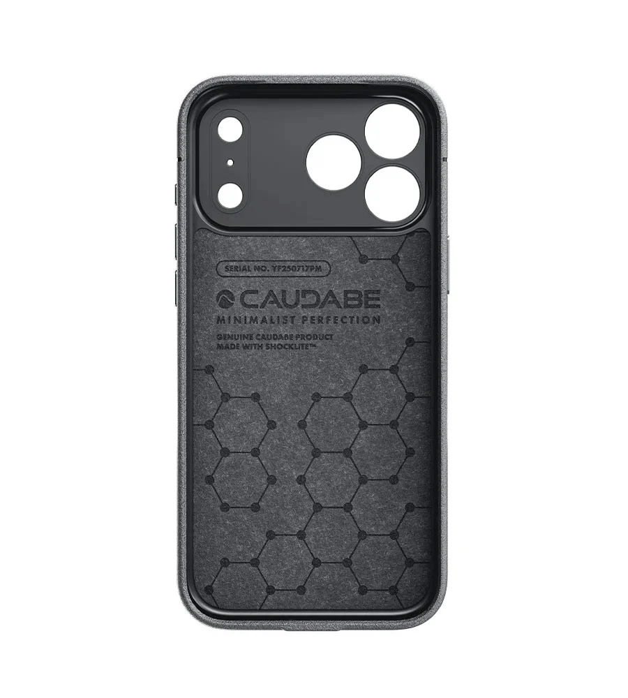 Caudabe Sheath Precise Case MagSafe iPhone 17 Pro Max 6.9 - Gray - Image 3