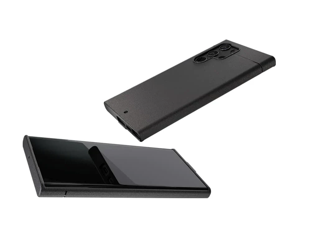 Caudabe Sheath Slim Minimalist Case Samsung S22 Ultra 5G 6.8 inch - Black - Image 5