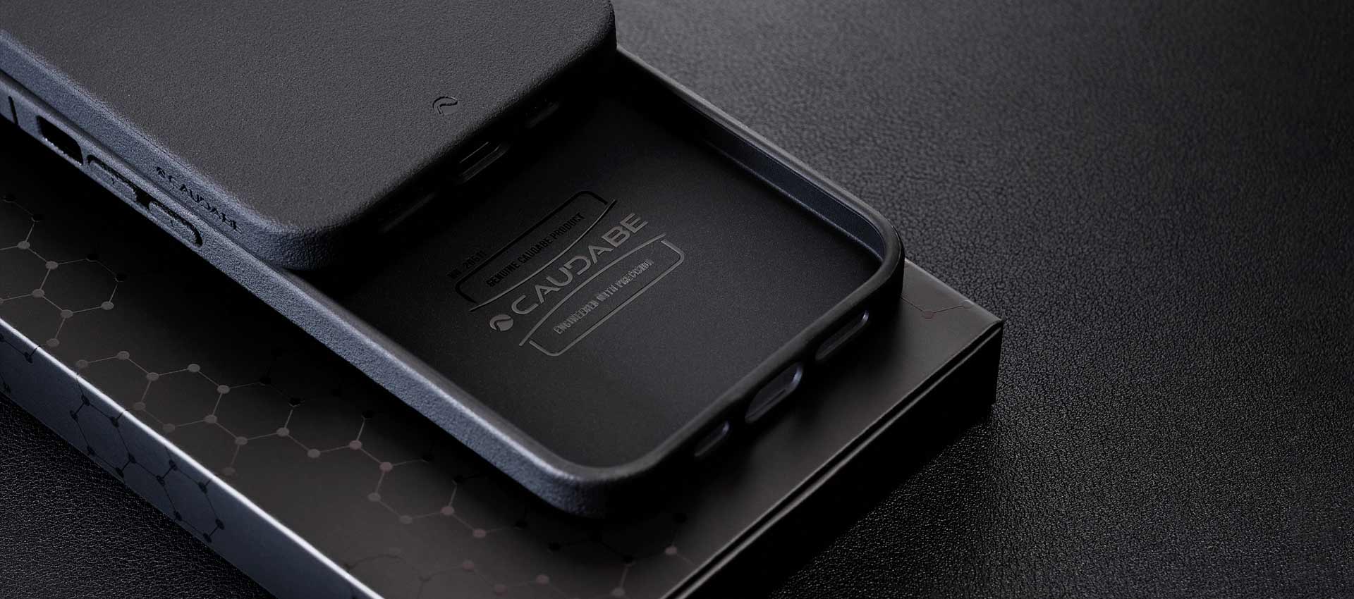 Caudabe Sheath Slim Protective Case For iPhone iPhone 12 mini - BLACK - Image 3