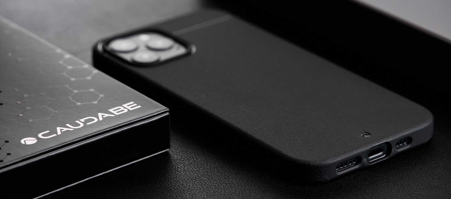 Caudabe Sheath Slim Protective Case For iPhone iPhone 12 Pro Max - BLACK - Image 4