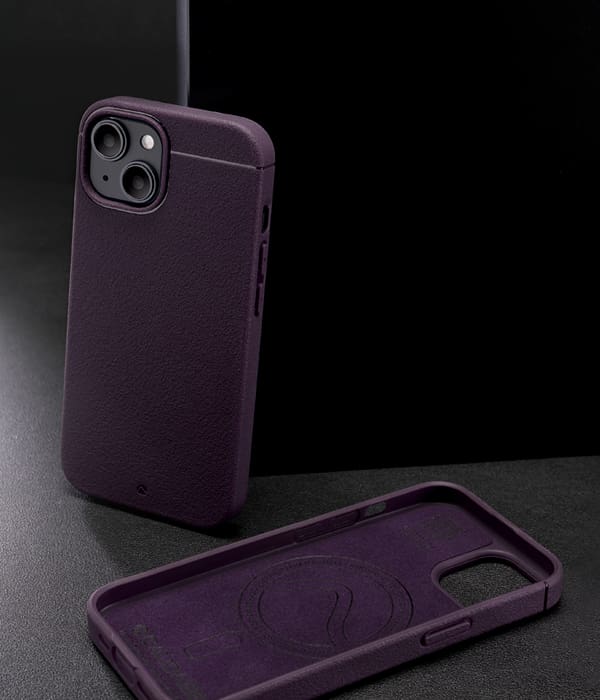 Caudabe Sheath Slim Protective Case MagSafe iPhone 15 / 14 / 13 Standard 6.1 - Amethyst - Image 2