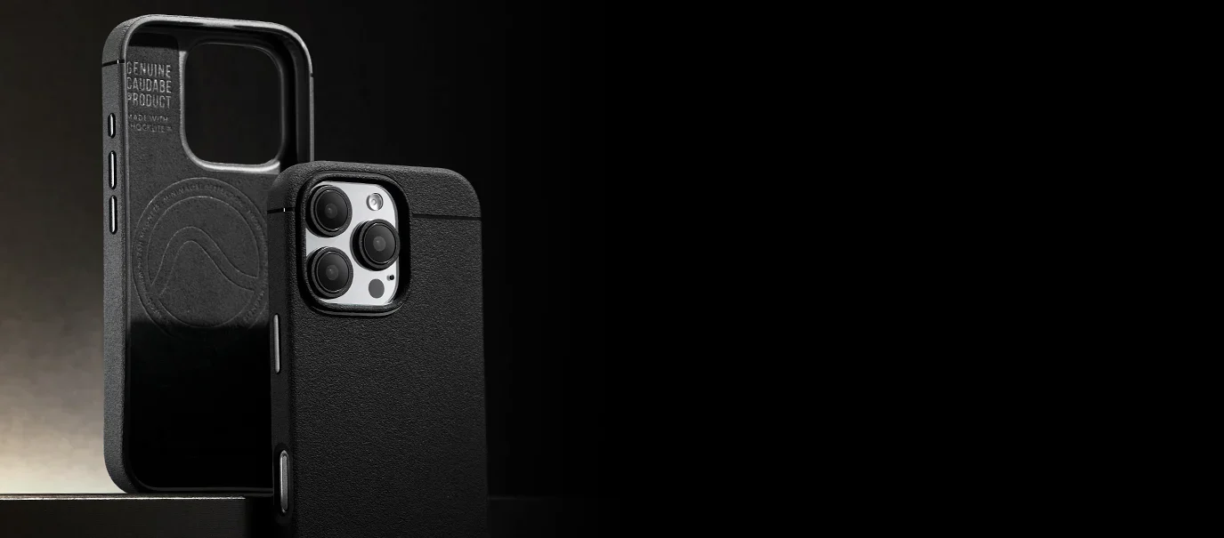 Caudabe Sheath Slim Protective Case MagSafe iPhone 16 Pro 6.3 - Black - Image 4