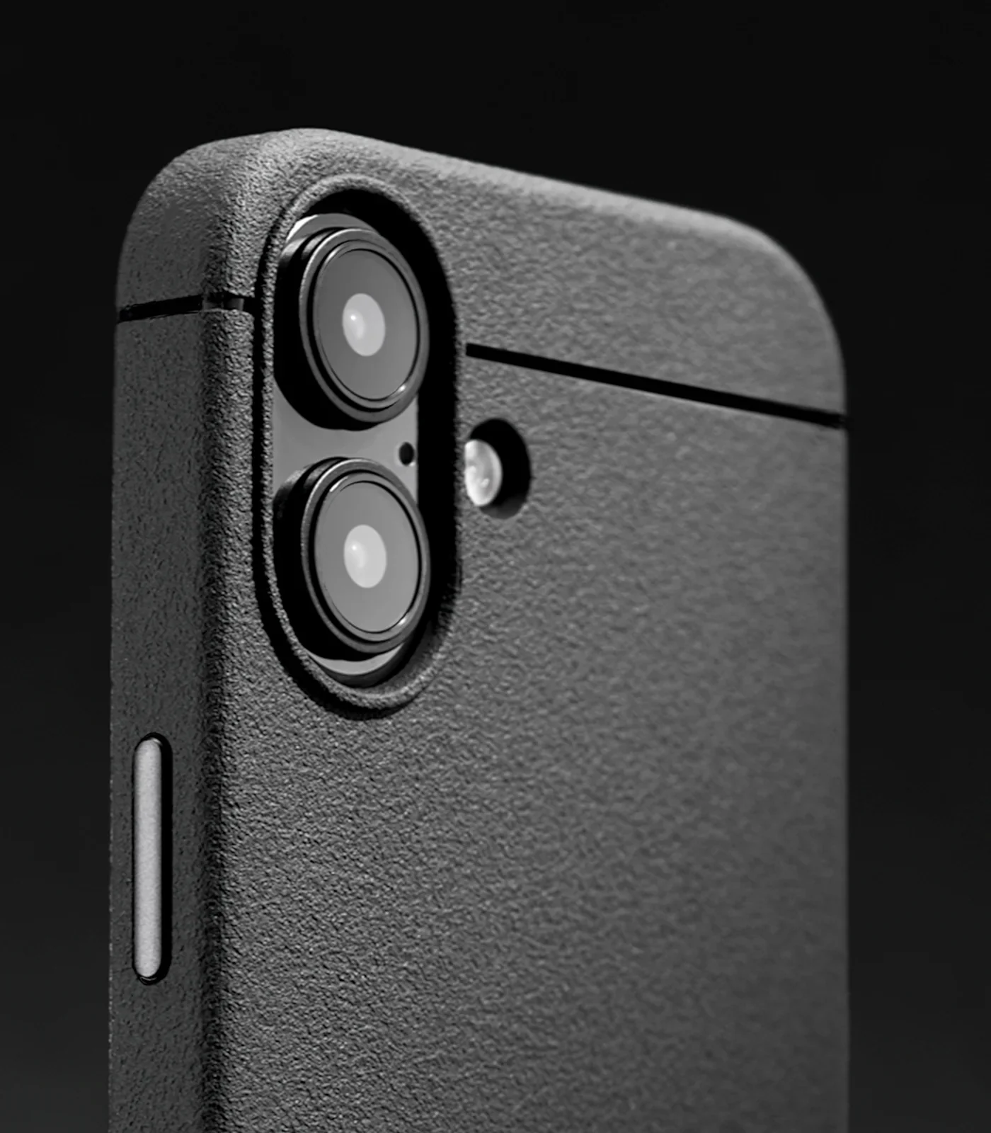 Caudabe Sheath Slim Protective Case MagSafe iPhone 16 Standard 6.1 - Black - Image 2