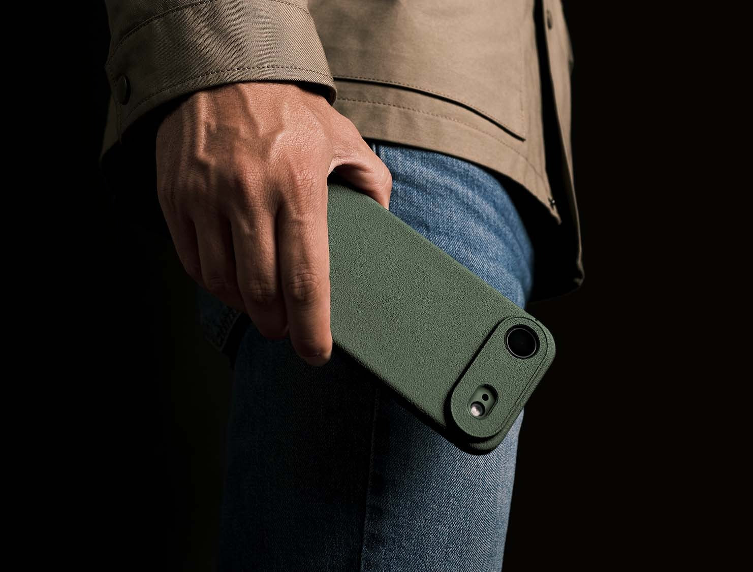 Caudabe Sheath Slim Protective Case MagSafe iPhone 17 Air 6.5 - Eucalyptus Green - Image 7