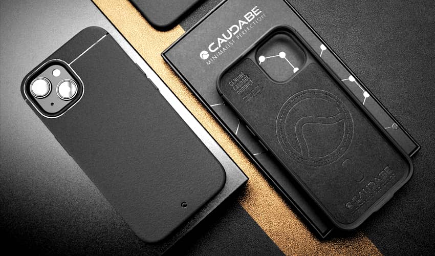 Caudabe Sheath Slim Protective Case with MagSafe iPhone 15 Plus / 14 Plus 6.7 - Black - Image 6