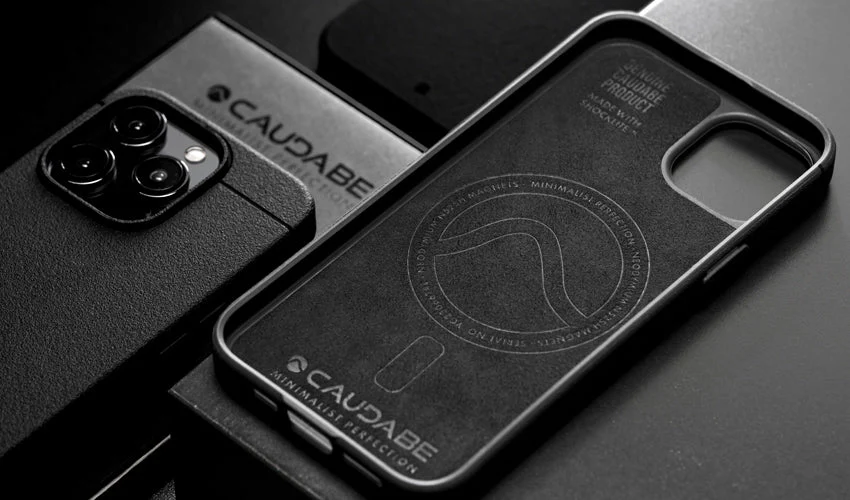 Caudabe Sheath Slim Protective Case with MagSafe iPhone 15 Pro 6.1 - Grey - Image 6