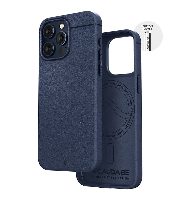 Caudabe Sheath Slim Protective Case with MagSafe iPhone 15 Pro Max 6.7 - Blue - Image 2