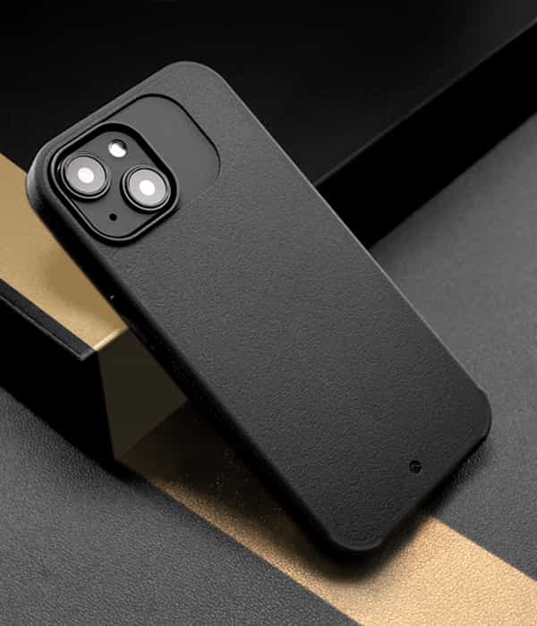 Caudabe Synthesis Slim Protective Case MagSafe iPhone 15 / 14 / 13 Standard 6.1 - Black - Image 4