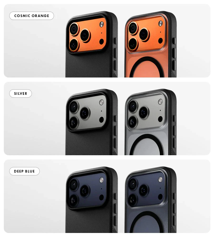 Caudabe Synthesis Slim Protective Case MagSafe iPhone 17 Pro Max 6.9 - Black - Image 6