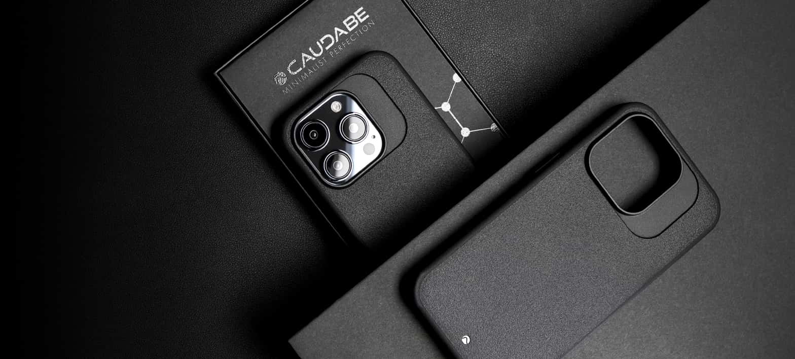 Caudabe Synthesis Slim Protective Case with MagSafe iPhone 15 Pro Max 6.7 - Black - Image 2
