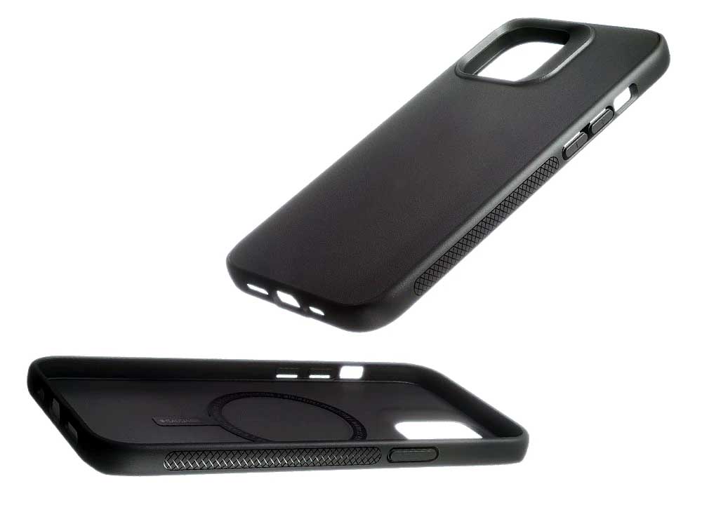 Caudabe Synthesis Slim & Rugged Case iPhone 13 Pro 6.1 - Black - Image 2