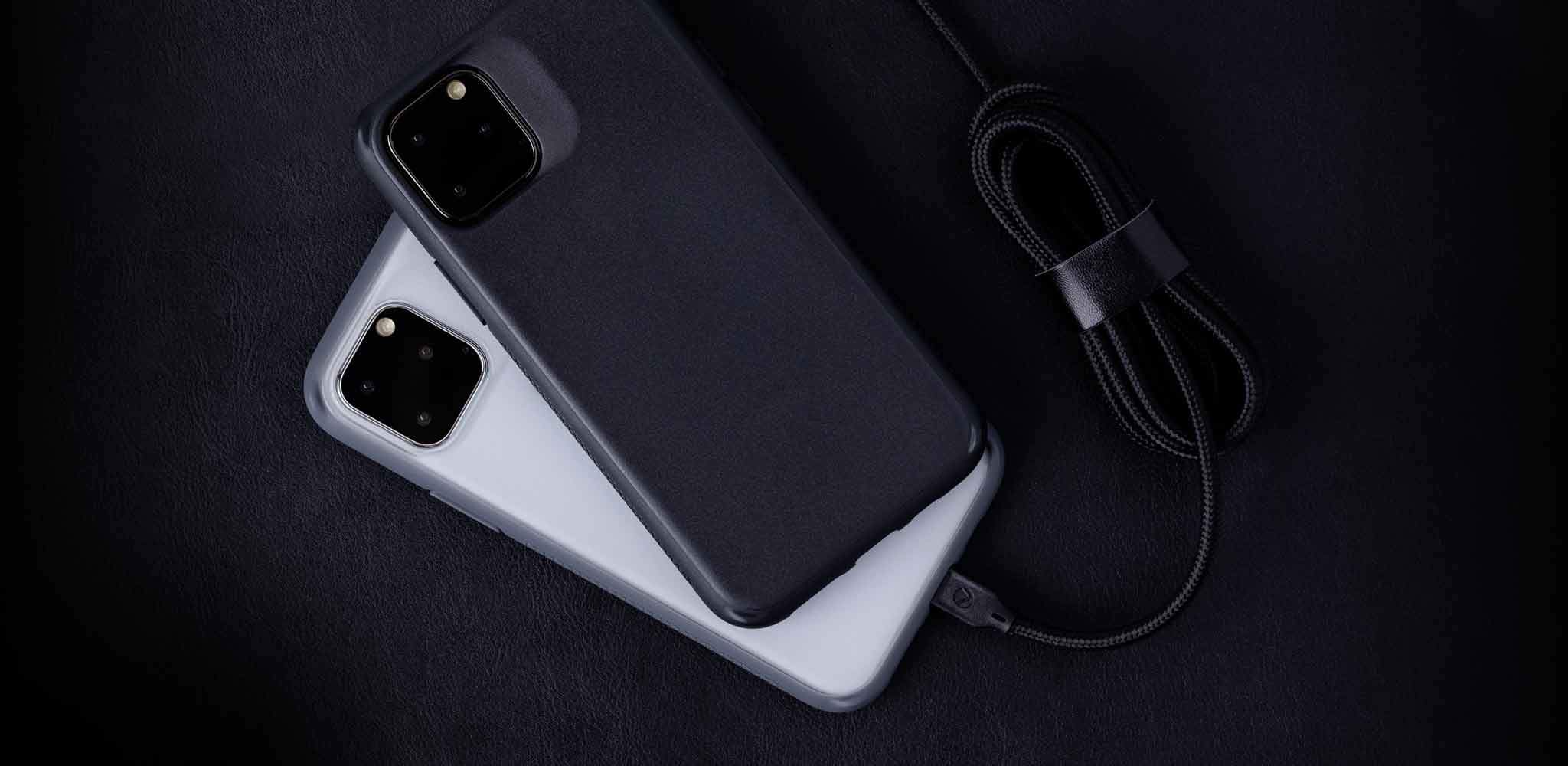 Caudabe Synthesis Ultra Slim Rugged Shock Absorbing Case For iPhone 11 Pro Max - BLACK - Image 2