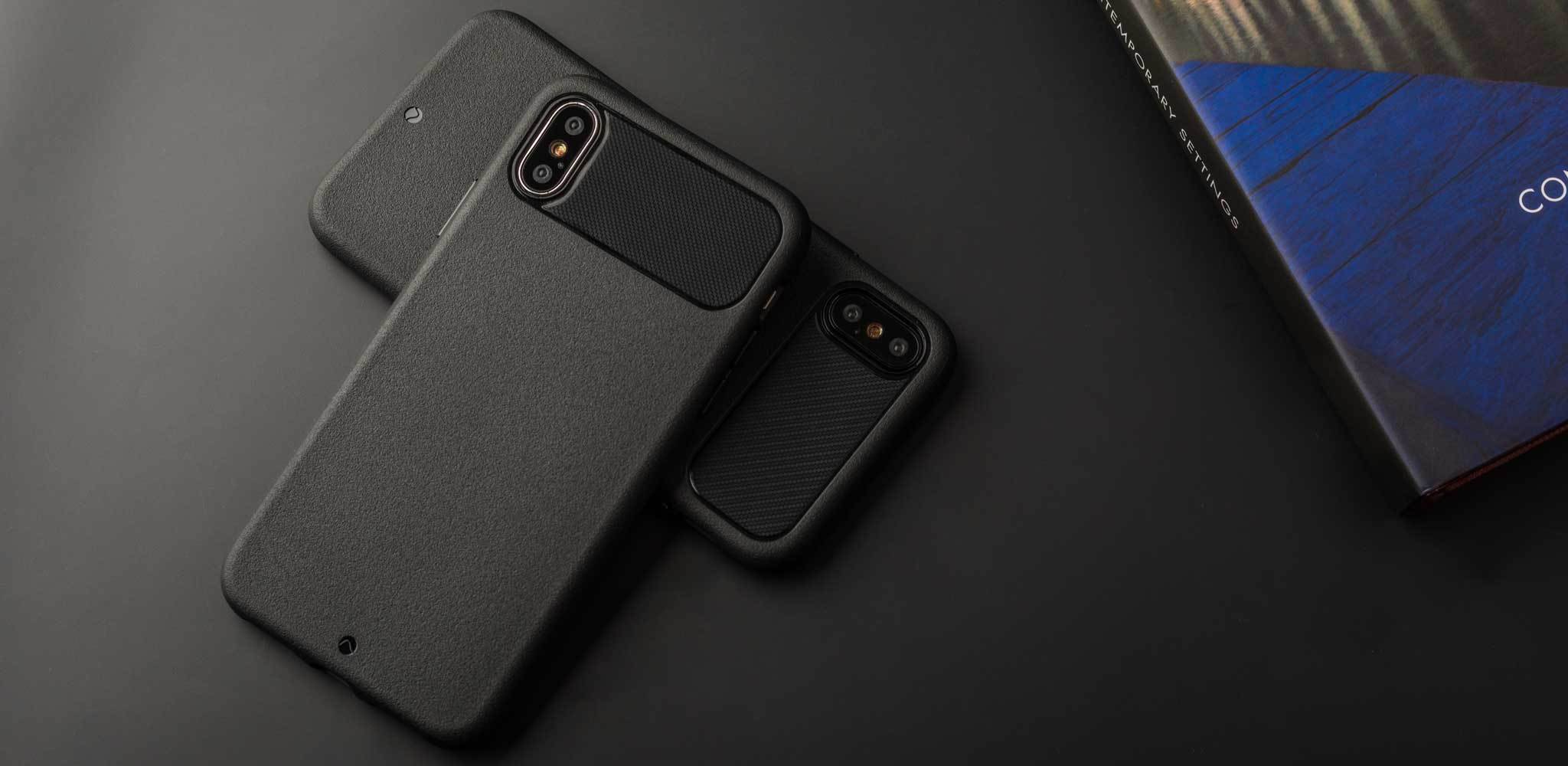 Caudabe The Sheath Minimalist Shock Absorbing Case For iPhone X & XS- RED (BONUS Screen Protector!!) - Image 2