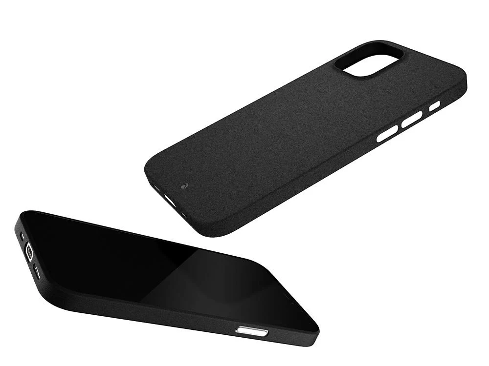 Caudabe The Veil Ultra Thin Case For iPhone iPhone 12 Pro Max - STEALTH BLACK - Image 5