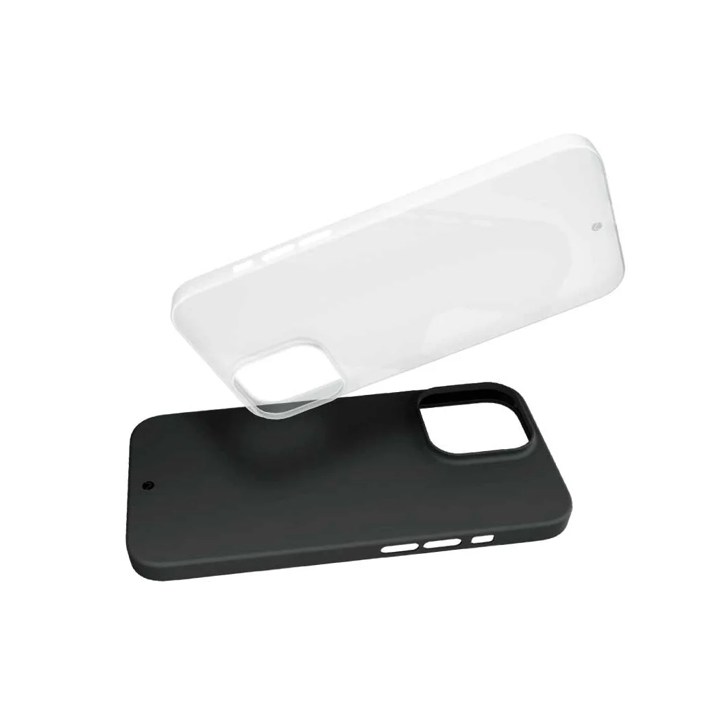 Caudabe The Veil Ultra Thin Case For iPhone 13 Mini 5.4 - FROST - Image 2