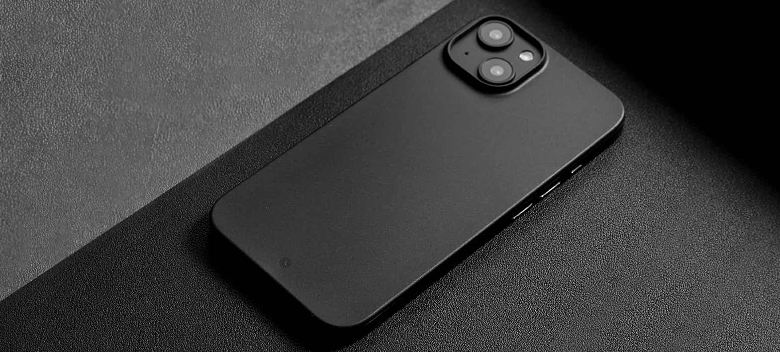 Caudabe The Veil Ultra Thin Case For iPhone 14 Plus / 15 Plus 6.7 - STEALTH BLACK - Image 4