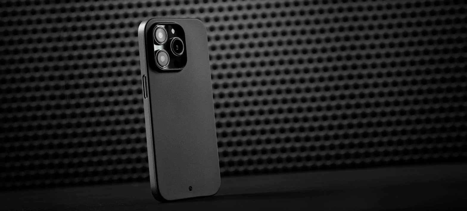 Caudabe The Veil Ultra Thin Case For iPhone 14 Pro 6.1 - STEALTH BLACK - Image 5