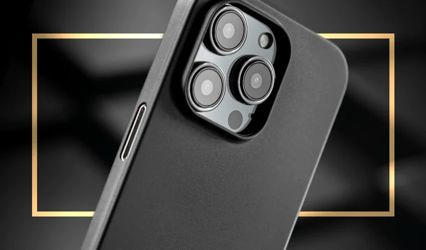 Caudabe The Veil Ultra Thin Case For iPhone 14 Pro 6.1 - STEALTH BLACK - Image 6