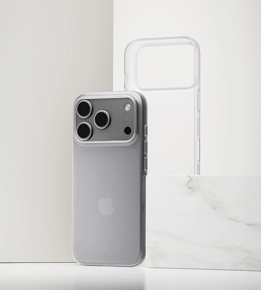 Caudabe Veil Ultra Thin Case iPhone 17 Pro Max 6.9 - Frost - Image 6