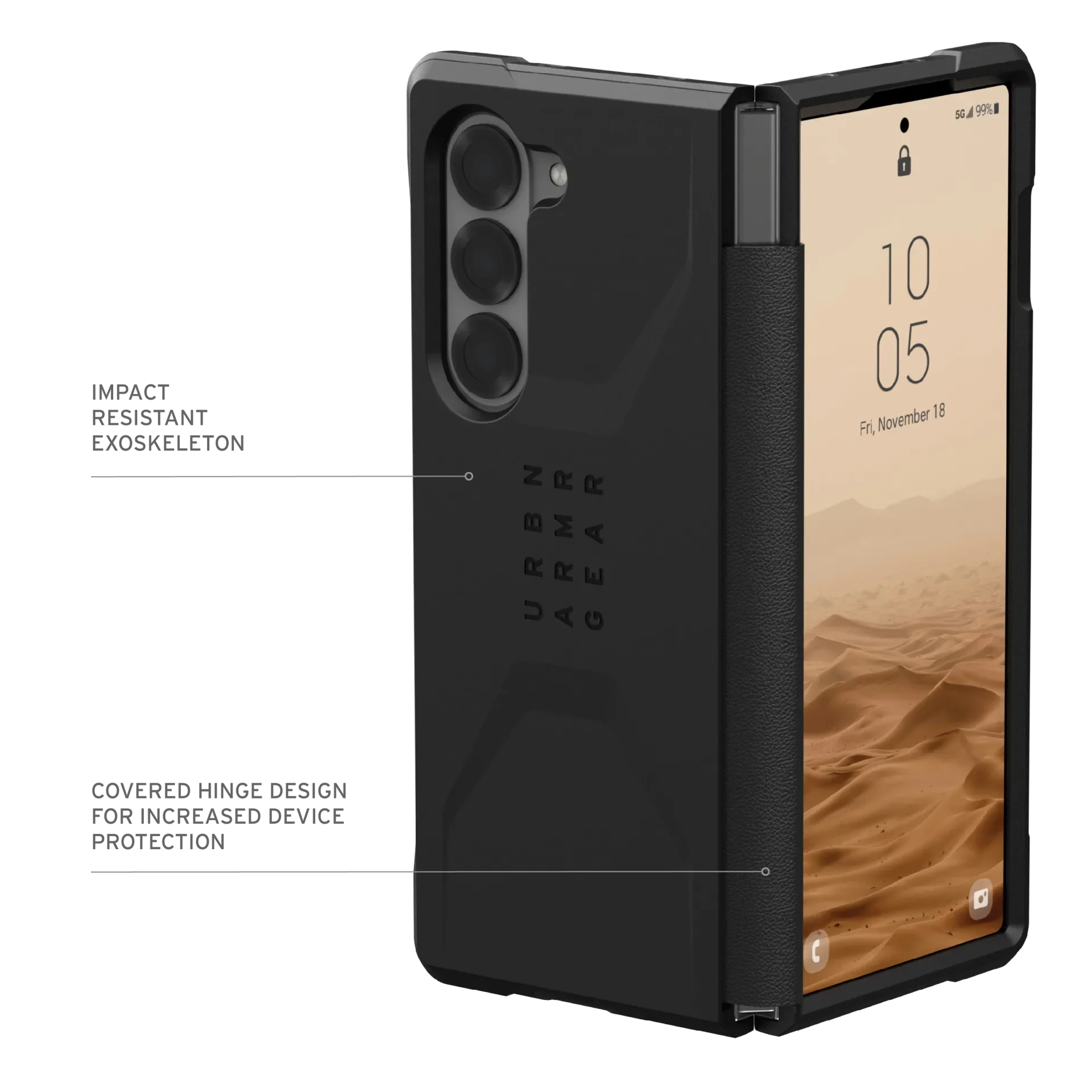 Civilian Series Galaxy Z Fold6 (2024) Case-Black - Image 10