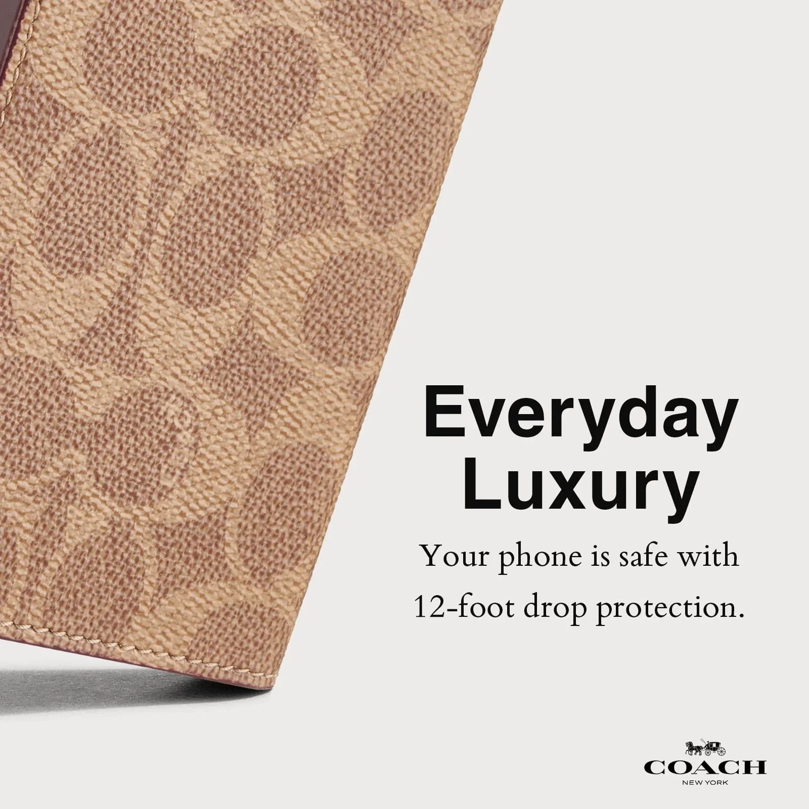 Coach Folio Case Signature for iPhone 16 Pro Max - Tan - Image 4