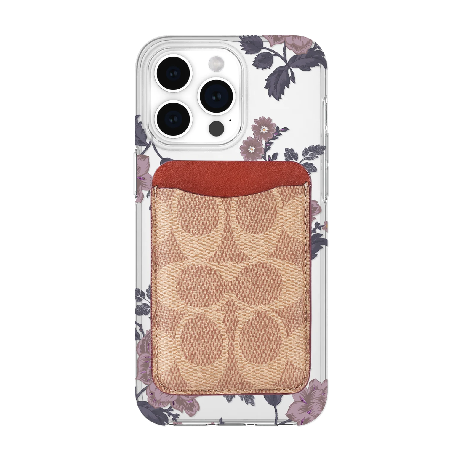 Coach MagSafe Card Holder Magnetic Wallet - Signature Tan - Image 2