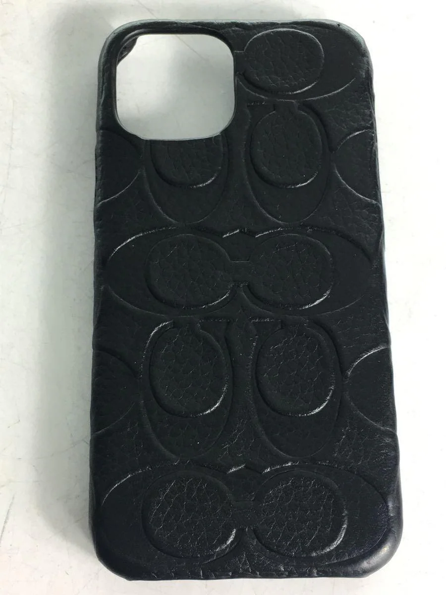Coach Protective Leather Case iPhone 13 Mini Black - Image 5