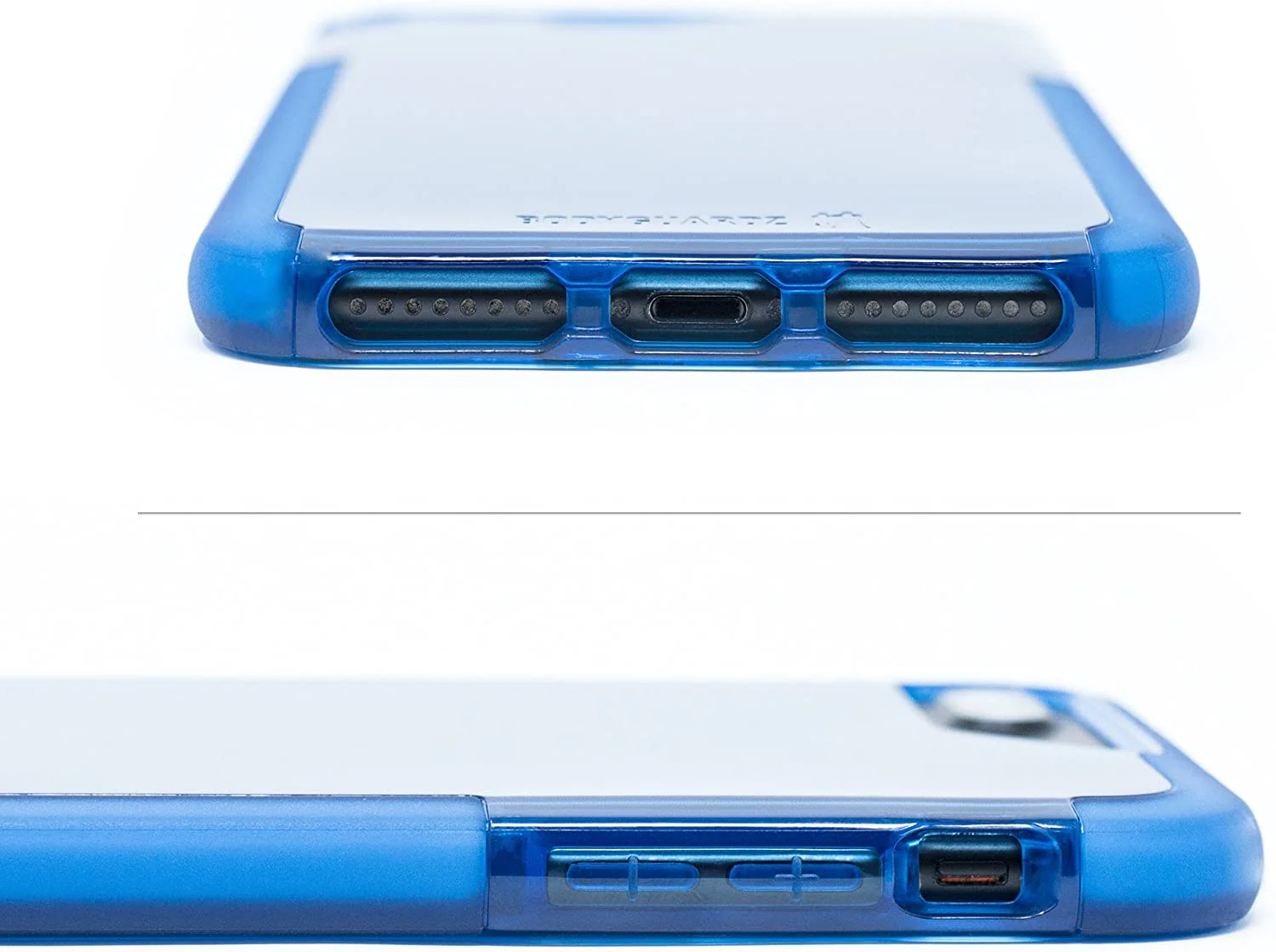 BodyGuardz Ace Pro Case with Unequal Technology for iPhone 8 Plus / 7 Plus / 6s Plus - Blue - Image 3