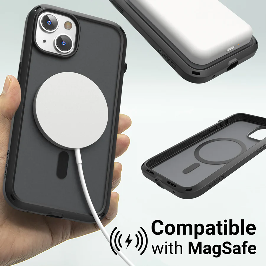 Catalyst Total Protection Waterproof Case iPhone 14 Plus 6.7 inch - Clear Black - Image 2