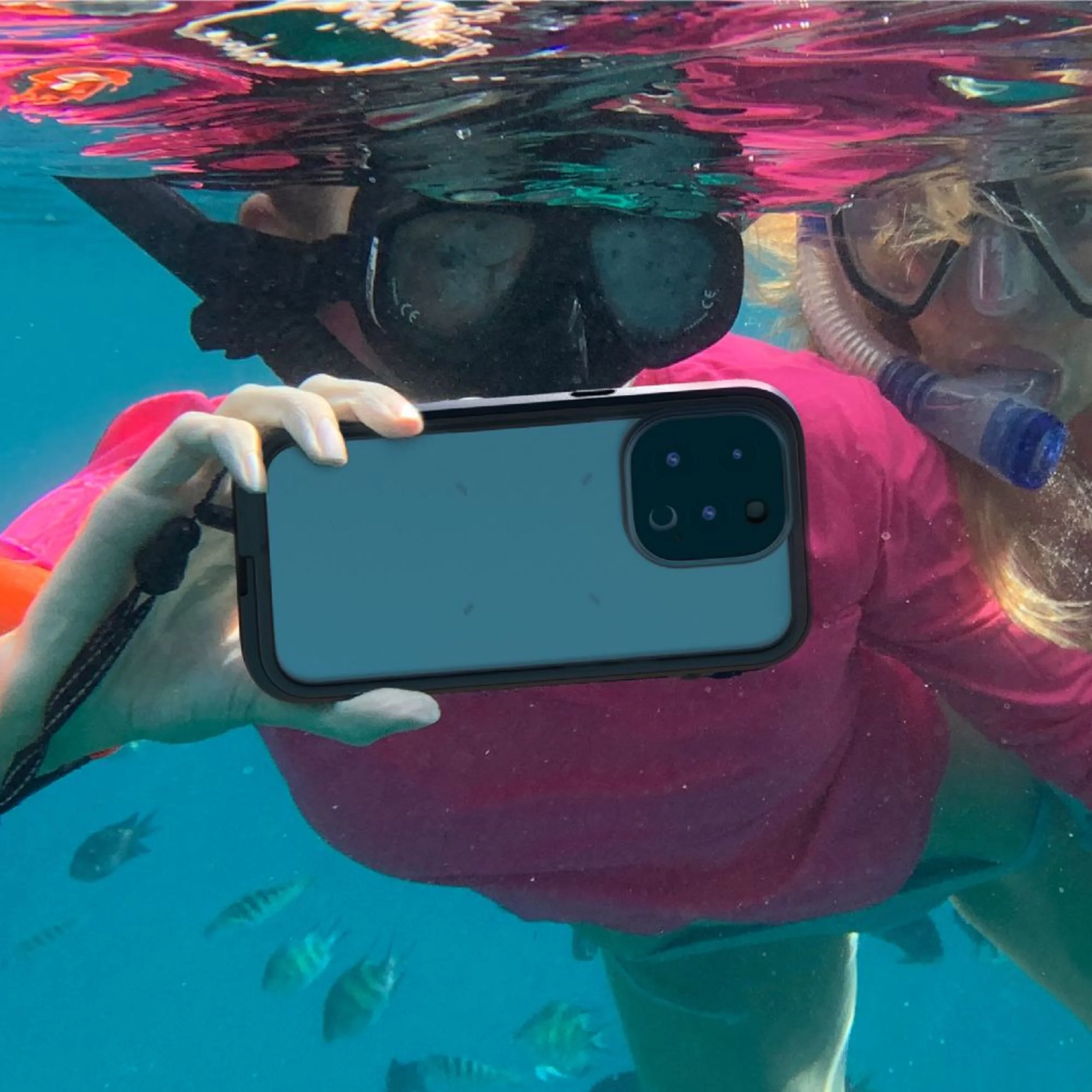 Catalyst Total Protection Waterproof Case iPhone 14 Plus 6.7 inch - Clear Black - Image 6